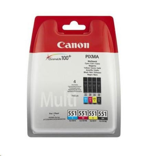 Canon CARTRIDGE CLI-571XL C/M/Y/BK PHOTO VALUE Multi-Pack pro PIXMA MG575x, MG6850x, MG775x, TS6052 (645 str.)