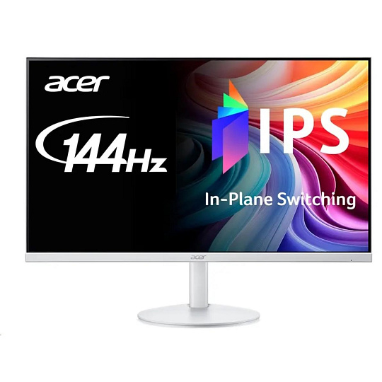 ACER LCD SA273P1wmix,27" FHD IPS LED,144Hz,250nits,178/178,1ms,VGA,HDMI,Audio,Repro,VESA,White ACER LCD SA273P1wmix,27" FHD IPS LED,144Hz,250nits,178/178,1ms,VGA,HDMI,Audio,Repro,VESA,White