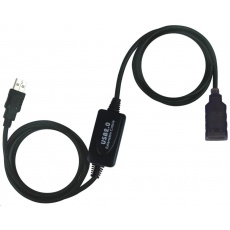 PREMIUMCORD USB 2.0 repeater a prodlužovací kabel A/M-A/F 10m PREMIUMCORD USB 2.0 repeater a prodlužovací kabel A/M-A/F 10m