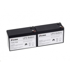 Baterie - FUKAWA FWU-124 sada baterií za APCRBC124 (12V/9Ah, 2ks)