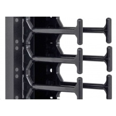 TRITON vertikální vyvazovací panel 42U, dvouřadý, pro rozvaděče šířky 800mm z řady RMA, RZA, RDA, RTA, RYA, černý TRITON vertikální vyvazovací panel 42U, dvouřadý, pro rozvaděče šířky 800mm z řady RMA, RZA, RDA, RTA, RYA, černý