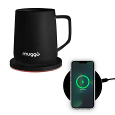 Muggo QI inteligentní vyhřívaný hrnek - černý Muggo QI inteligentní vyhřívaný hrnek - černý