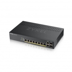 Zyxel GS1920-8HPV2 10-port Smart Managed PoE Switch Switch, 8x gigabit RJ45, 2x gigabit RJ45/SFP, 130W pro PoE Zyxel GS1920-8HPV2 10-port Smart Managed PoE Switch Switch, 8x gigabit RJ45, 2x gigabit RJ45/SFP, 130W pro PoE