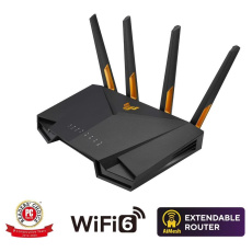 ASUS TUF-AX4200 (AX4200) WiFi 6 Extendable Gaming Router, 2.5G port, AiMesh, 4G/5G Mobile Tethering ASUS TUF-AX4200 (AX4200) WiFi 6 Extendable Gaming Router, 2.5G port, AiMesh, 4G/5G Mobile Tethering