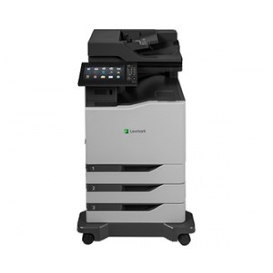 LEXMARK tiskárna CX825dte A4 COLOR LASER, 52ppm, 2048MB USB, LAN, duplex, dotykový LCD, 2x zásobník papíru