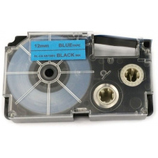 Xerox kompatibilní páska s Casio XR-12BU1, 12mm x 8m, černý tisk / modrý podklad - ALLPRINT Xerox kompatibilní páska s Casio XR-12BU1, 12mm x 8m, černý tisk / modrý podklad - ALLPRINT