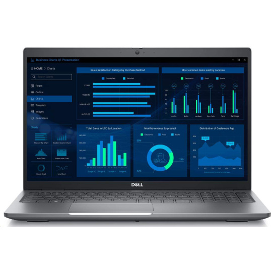 DELL NTB Precision 3581/i7-13700H/16GB/512GB SSD/15.6" FHD/IR Cam&Mic/NVIDIA RTX A500/WLAN/Backlit Kb/W11 Pro/3Y PS NBD