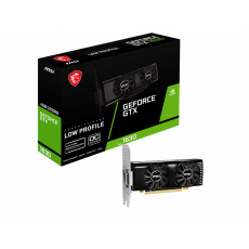 MSI VGA NVIDIA GeForce GTX 1630 4GT LP OC, GTX 1630, 4GB GDDR6, 1xDP, 1xHDMI, 1xDVI MSI VGA NVIDIA GeForce GTX 1630 4GT LP OC, GTX 1630, 4GB GDDR6, 1xDP, 1xHDMI, 1xDVI