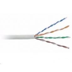 UTP kabel LYNX, Cat5E, drát, LS0H, Dca, šedý, 305m UTP kabel LYNX, Cat5E, drát, LS0H, Dca, šedý, 305m