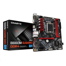BAZAR - GIGABYTE MB Sc LGA1700 B660M GAMING DDR4, Intel B660, 2xDDR4, 1xDP, 1xHDMI, 1xVGA, mATX - Po opravě (Bez příšluš BAZAR - GIGABYTE MB Sc LGA1700 B660M GAMING DDR4, Intel B660, 2xDDR4, 1xDP, 1xHDMI, 1xVGA, mATX - Po opravě (Bez příšluš