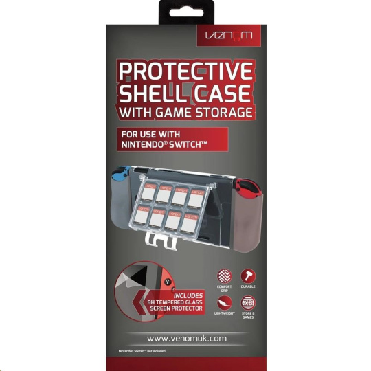 Venom VS4903 Nintendo Switch Protective Shell Case With Game Storage