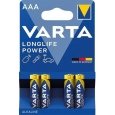 Varta LR03/4BP Longlife POWER (HIGH ENERGY) (Blistr 4ks) Varta LR03/4BP Longlife POWER (HIGH ENERGY) (Blistr 4ks)