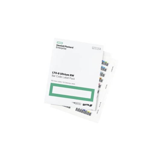 HPE LTO-8 Ultrium RW Bar Code Label Pack