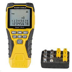 KLEIN TOOLS - VDV Scout® Pro 3 Tester Kit - 5x RJ45, 5x F-konektor KLEIN TOOLS - VDV Scout® Pro 3 Tester Kit - 5x RJ45, 5x F-konektor
