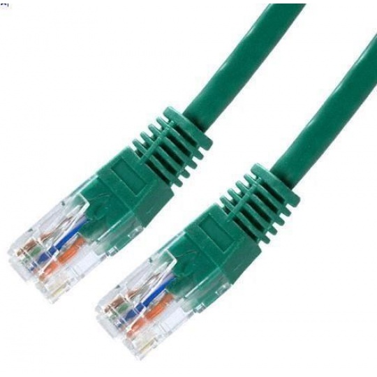 Patch kabel Cat6, UTP - 0,5m, zelený