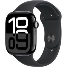 Apple Watch Series 10 GPS + Cellular 42mm Jet Black Aluminium Case with Black Sport Band - M/L Apple Watch Series 10 GPS + Cellular 42mm Jet Black Aluminium Case with Black Sport Band - M/L