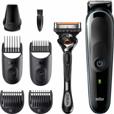 Braun Multigroomer 5 MGK5355 7in1 zastřihávač vousů a vlasů, 13x nastavení délky, + Gillette Braun Multigroomer 5 MGK5355 7in1 zastřihávač vousů a vlasů, 13x nastavení délky, + Gillette