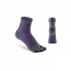 Naturehike prstové sportovní vlněné ponožky L fialové