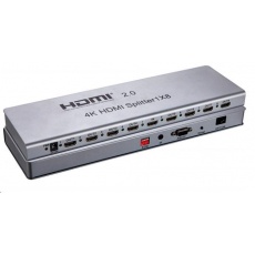 PremiumCord HDMI 2.0 splitter 1-8 portů, 4K x 2K/60Hz, FULL HD, 3D PremiumCord HDMI 2.0 splitter 1-8 portů, 4K x 2K/60Hz, FULL HD, 3D
