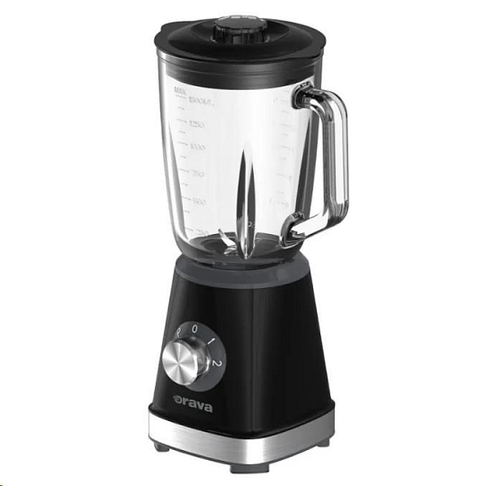 Orava Smoothie mixér, 500 W, 1,5l skleněná nádoba, nerezový 4-čepelový nůž, 2 rychlosti, funkce Pulse