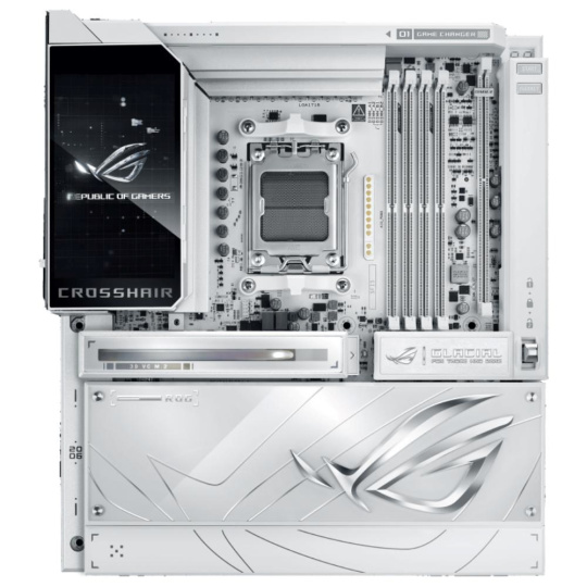 ASUS MB Sc AM5 ROG CROSSHAIR X870E GLACIAL, AMD X870E, 2xDDR5, WiFi, 2xUSB4, E-ATX ASUS MB Sc AM5 ROG CROSSHAIR X870E GLACIAL, AMD X870E, 2xDDR5, WiFi, 2xUSB4, E-ATX