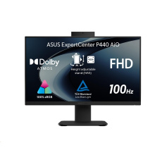 ASUS PC AiO ExpertCenter P44 (P440VAK-BPC039XA), i5-13420H, 23.8" FHD, 16GB, 512GB, UHD, W11 Pro Edu, Black ASUS PC AiO ExpertCenter P44 (P440VAK-BPC039XA), i5-13420H, 23.8" FHD, 16GB, 512GB, UHD, W11 Pro Edu, Black