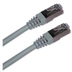 XtendLan patch kabel Cat6A, SFTP, LS0H - 10m, šedý XtendLan patch kabel Cat6A, SFTP, LS0H - 10m, šedý