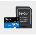 Lexar microSDXC 633x UHS-I/A2/U3/10 R100/W45MB (V30) 512GB