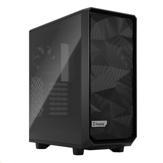 FRACTAL DESIGN skříň Meshify 2 Compact Black TG Light Tint, USB 3.1 Type-C, 2x USB 3.0, bez zdroje, mATX