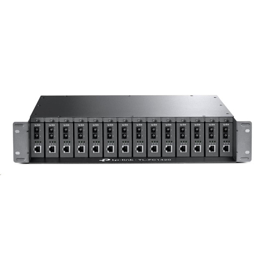 TP-Link FC1420 14slotové rackové šasi pro konvertory Tl-FCxxx