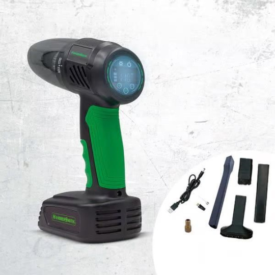 Hammersmith Air Storm vysavač do auta a vzduchový kompresor Aku