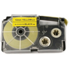 Xerox kompatibilní páska s Casio XR-12YW1, 12mm x 8m, černý tisk / žlutý podklad - ALLPRINT Xerox kompatibilní páska s Casio XR-12YW1, 12mm x 8m, černý tisk / žlutý podklad - ALLPRINT