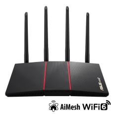 PROMO ASUS RT-AX55 Wireless AX1800 Wifi 6 Router + Bitdefender Total Security 5 zařízení na 1 rok el. licence