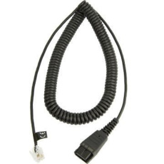 Jabra kabel QD -> RJ9, spirálový 0,5-2 m pro telefony Lucent/Cisco