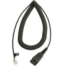 Jabra kabel QD -> RJ9, spirálový 0,5-2 m pro telefony Lucent/Cisco Jabra kabel QD -> RJ9, spirálový 0,5-2 m pro telefony Lucent/Cisco
