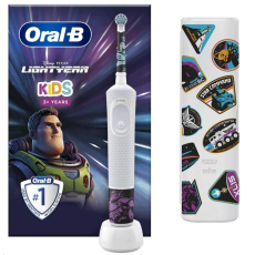 Oral-B Vitality D100 Kids Lightyear elektrický zubní kartáček, oscilační, 2 režimy, časovač