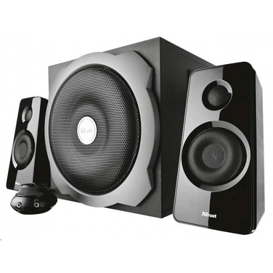 TRUST Reproduktory 2.1 Tytan Subwoofer Speaker Set -  black, černá