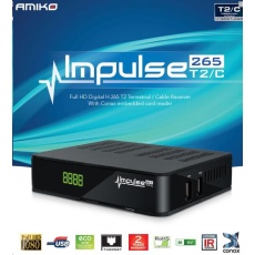 AMIKO SET TOP BOX DVB-T/T2/C Amiko Impulse H265 AMIKO SET TOP BOX DVB-T/T2/C Amiko Impulse H265
