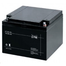 Baterie - CTM CT 12-24 (12V/24Ah - M5), životnost 5let Baterie - CTM CT 12-24 (12V/24Ah - M5), životnost 5let
