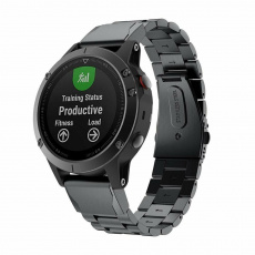 eses Kovový řemínek černý pro Garmin - EasyFit/QuickFit 26mm eses Kovový řemínek černý pro Garmin - EasyFit/QuickFit 26mm