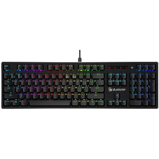 BAZAR - A4tech Bloody B820R mechanická RGB herní klávesnice, USB, CZ, RED SWITCH - Po opravě (Komplet) BAZAR - A4tech Bloody B820R mechanická RGB herní klávesnice, USB, CZ, RED SWITCH - Po opravě (Komplet)