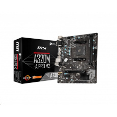 BAZAR - MSI MB Sc AM4 A320M-A PRO M2, AMD A320, VGA, 2xDDR4, m-ATX - repair (bez příslušenství) BAZAR - MSI MB Sc AM4 A320M-A PRO M2, AMD A320, VGA, 2xDDR4, m-ATX - repair (bez příslušenství)