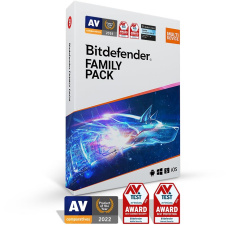 Bitdefender Family pack - 15 zařízení na 2 roky - elektronická licence do emailu