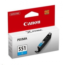 Canon CARTRIDGE CLI-551C azurová pro Pixma iP, Pixma iX, Pixma MG a Pixma MX 6850, 725x, 925, 8750 (332 str.) Canon CARTRIDGE CLI-551C azurová pro Pixma iP, Pixma iX, Pixma MG a Pixma MX 6850, 725x, 925, 8750 (332 str.)