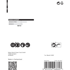Bosch sada brusných mřížek EXPERT M480 93 × 93 mm, 6 ks Bosch sada brusných mřížek EXPERT M480 93 × 93 mm, 6 ks
