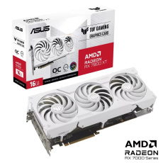 ASUS VGA AMD Radeon TUF Gaming RX 7800 XT OC White Edition 16GB GDDR6, RX 7800 XT, 12GB GDDR6, 3xDP, 1xHDMI