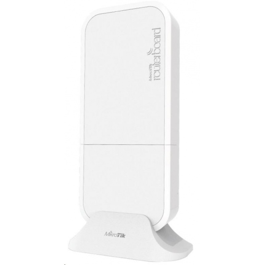 MikroTik wAP R (RBwAPR-2nD), 650MHz CPU, 64MB RAM, 1x LAN, 2.4GHz Wi-Fi, 2x2MIMO, 2dBi, vč. L4