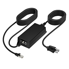 Poly PoE++ 65W 2.5G Adapter with 3.66m CAT6A Cable and Power Cord Poly PoE++ 65W 2.5G Adapter with 3.66m CAT6A Cable and Power Cord