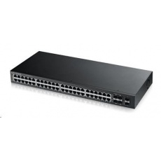 Zyxel GS1920-48v2 50-port Gigabit WebManaged Switch, 44x gigabit RJ45, 4x gigabit RJ45/SFP, 2x SFP Zyxel GS1920-48v2 50-port Gigabit WebManaged Switch, 44x gigabit RJ45, 4x gigabit RJ45/SFP, 2x SFP