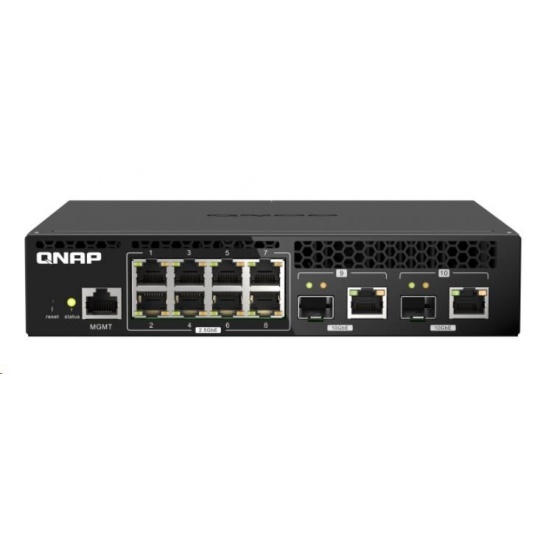 QNAP switch QSW-M2108R-2C (8x2,5GbE,2x10GbE RJ45/SFP+)